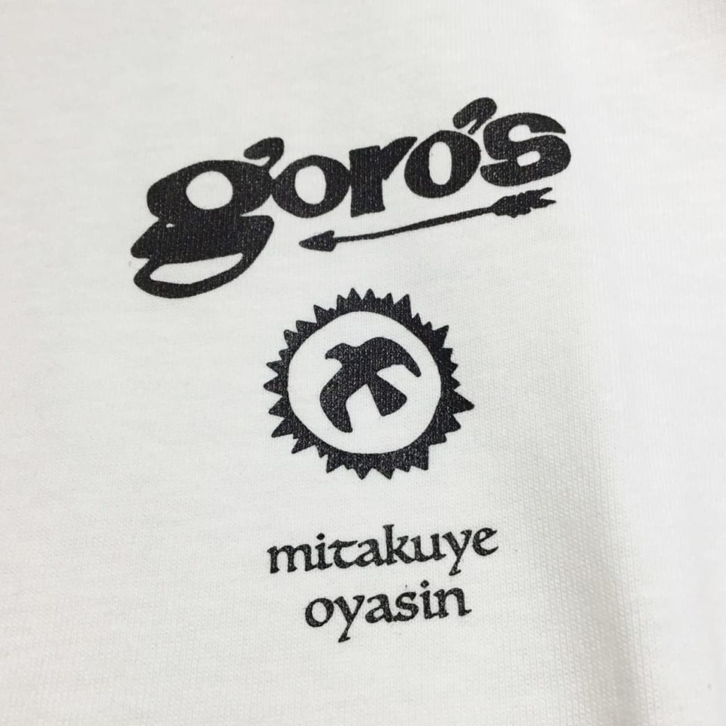 goro's ゴローズ mitakuye oyasin ゴローズTシャツ　ネイビー