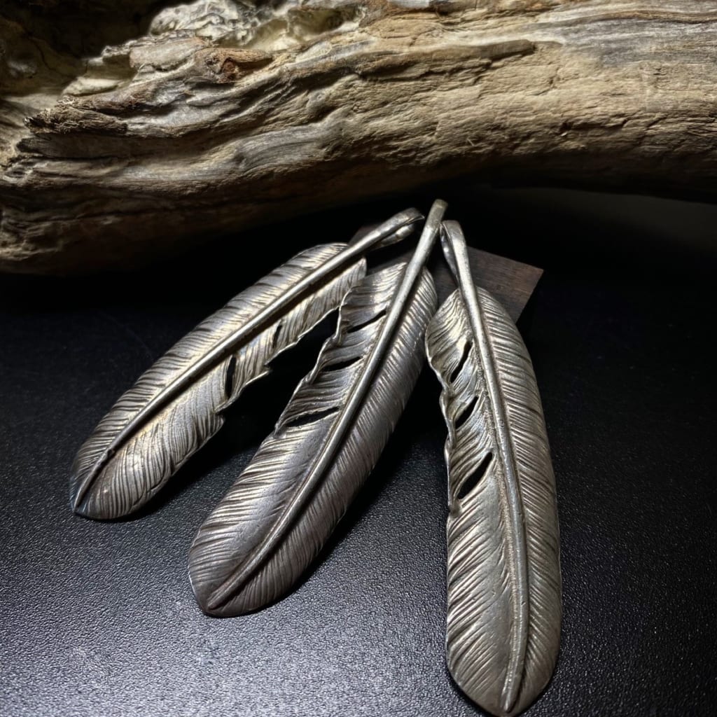 【値下げ交渉あり】ゴローズ 特大プレーンフェザー プレーン特大フェザー 右向き 【取扱：心斎橋店】 | すべての